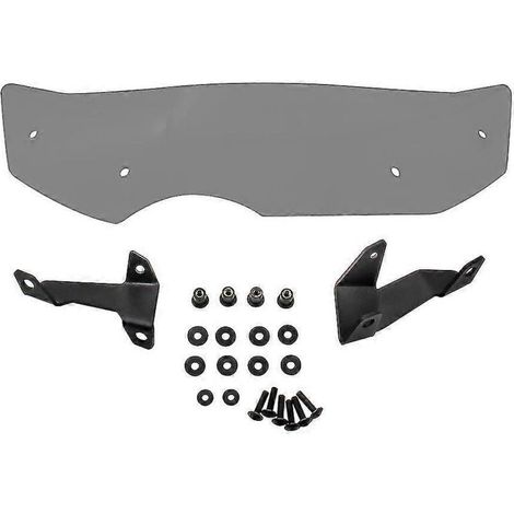 Extension de déflecteur de pare-brise pour moto BMW R1200GS, R1200 GS LC Adv, R1250GS, R1250 Adventure (2013-2017) - Gris fumé (1/5)