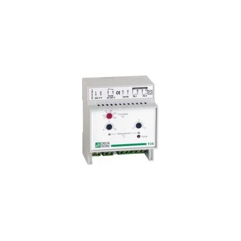 Delta Dore 6150020 T3S - MODULAR THERMOSTAT ALL OR NOTHING WITH 3 THRESHOLD THRESHOLDS - TERTIARY OR INDUSTRY