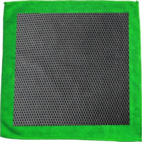 Chiffon d'argile ajouré vert de décontamination (1/5)