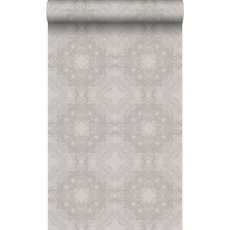 papier peint forme graphique taupe  - Origin Wallcoverings (1/5)