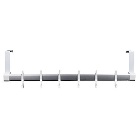Appendiabiti a parete con 6 ganci bianchi 6181 - Rayen (1/4)