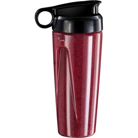 Gourde avec couvercle et ouverture pour blender 2 en 1 23821-56 600 ml, sans BPA, passe au lave-vaisselle, pour smoothie et comme bouteille de sport pour les déplacements (1/4)
