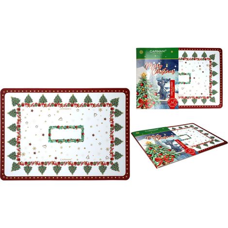 Mantel individual de corcho - Navidad (carmani)