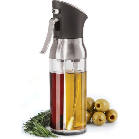 Vaporisateur d'huile 2 en 1, distributeur d'huile de cuisine, distributeur de brume d'assaisonnement (1/5)