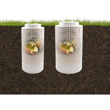 2 pièces Bacs à Compost de Jardin pour extérieur Bac à Compost de Ferme enterré pour Jardin, Potager, arrière-Cour, Serre 2 Tailles (1/5)