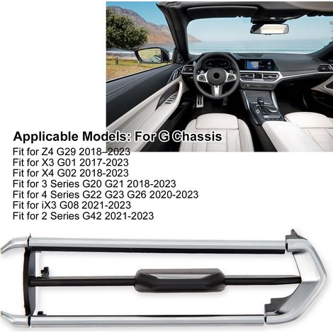 Clip para rejilla del aire acondicionado delantero derecho, BMW Serie 3/4 G20-G26, ABS metal - Paquete de 5 (1/5)
