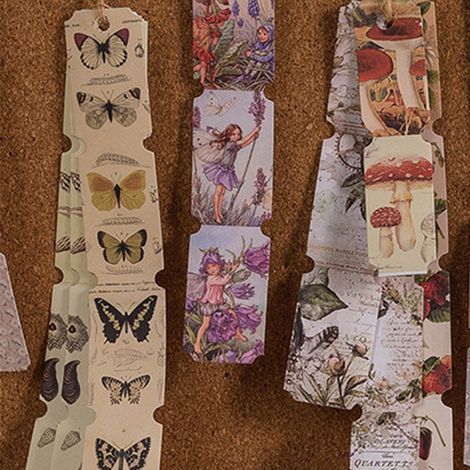 Momo Time Capsule Serie Retro Kreatives DIY Tagebuch-Dekorations-Sticker-Set - 36 Blatt - Schmetterlingstraum (1/5)