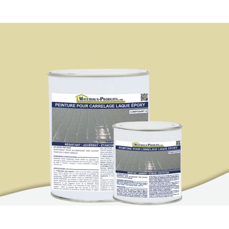 Peinture pour carrelage laque époxy - 1 Kg Ivoire - MATPRO (1/5)
