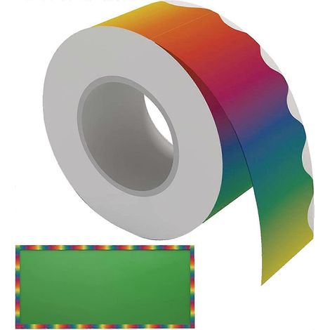 Pcs Bulletin Board Trim for Classroom, Gradient Rainbow Border Classroom Bulletin, Rainbow Border Trim for Decorate Bulletin Boards, Lockers, School (1/5)
