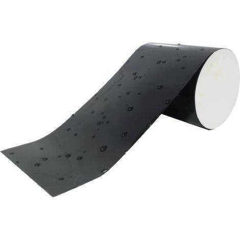 Ruban Adhésif de Réparation Résistant à l'Eau 1,5 m, Réparation Polyvalent pour Piscine, Tente, Étang Adhésion, Largeur 10 cm, PVC Renforcé, Noir (1/5)