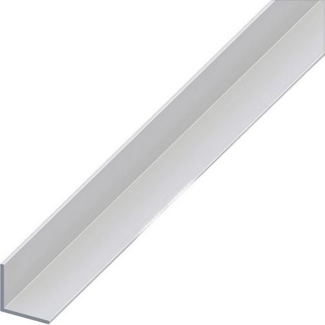 5PZ PROFILO ANGOLARE ALLUMINIO Argento Satinato mm. 30x30x1 mt. 1