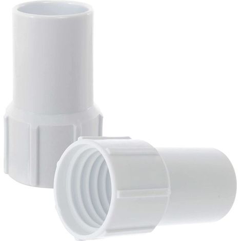 Raccord universel de 38 mm pour tuyau de nettoyage de piscine, raccord spiralé de rechange, interface d'étanchéité durable, compatible avec la plupart des systèmes d'aspiration de piscine. (1/4)