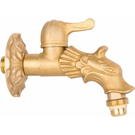 Nostalgie Auslaufventil Drachenkopf Hebel 1/2"