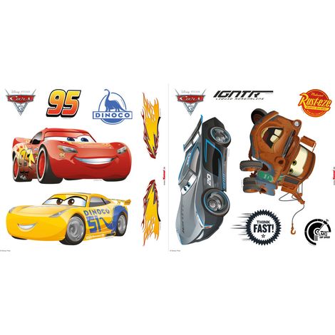 Stickers pour fenêtre Cars3 (1/3)