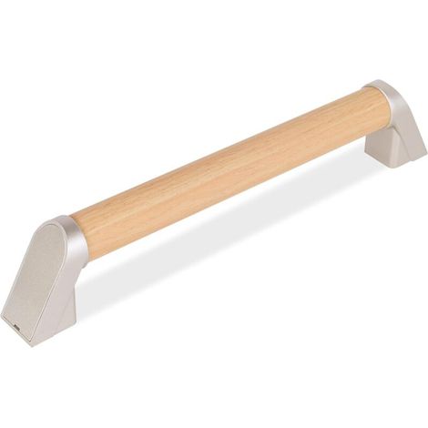 UlisemPoignée de douche en bois de 44 cm, poignée de douche de baignoire pour personnes handicapées et âgées (1/4)