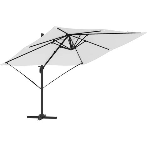 Parasol Roma Beige 286 x 284 x 265 cm Aluminium et polyester (1/5)