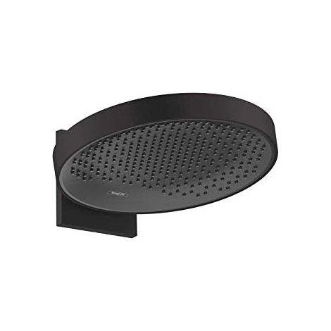 Hansgrohe Rainfinity - Soffione doccia 360 con attacco, getto singolo, nero opaco 26230670 (1/4)