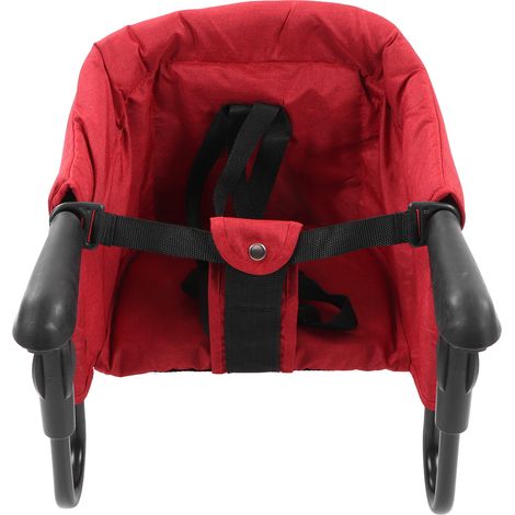 Crochet sur chaise, montage facile, pliable, forte charge, haute sécurité, Clip pour table de 0,8 à 3,3 pouces, rouge (1/5)