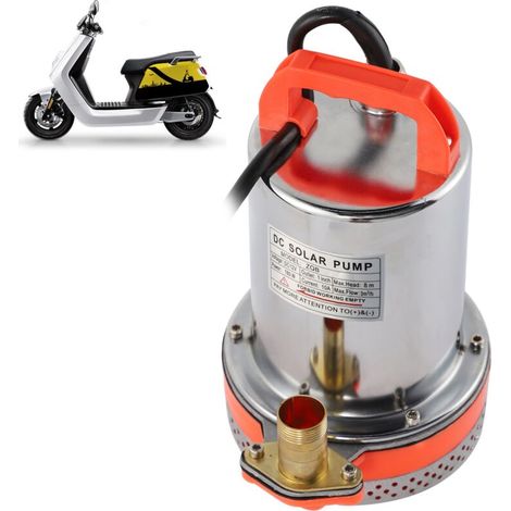 Pompa sommergibile solare ecologica da 12 V, prevalenza 8 m, ideale per laghetti e fontane - ALTRO (1/3)