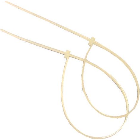 Fascette nylon bianca 98x2,5(cf.100 pz)