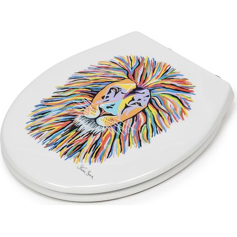 Croydex Soft-Close Decorative Toilet Seat by Stephen Brown, Flexi-Fix - McZoo (1/5)