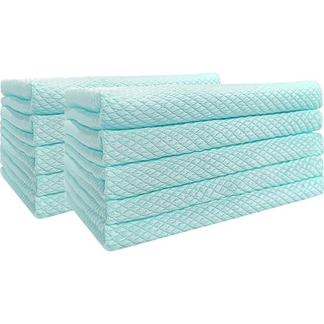 Chiffon De Cuisine - Torchon En Velours De Corail - 30 X 40 Cm - Absorbant Rapide Séchage - Pour Vaisselle Mobilier Voiture Fenêtres - 10 Pièces (1/5)