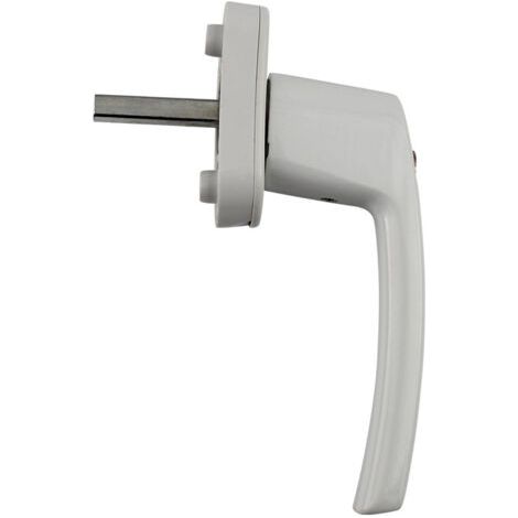 royaluxe -2Pcs Poignées de Fenêtre Verrouillables en Aluminium