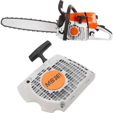 Le lanceur à rappel de type traction 1135 080 2102 convient aux Stihl MS341, MS361. (1/5)