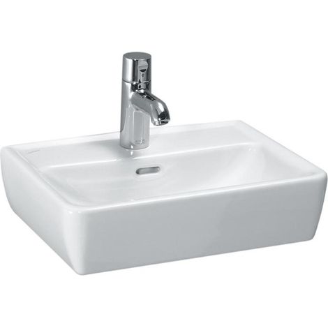 LAUFEN PRO A Aufsatzhandwaschbecken, 1 Hahnloch, mit Überlauf, (1/5)