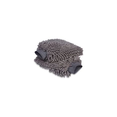 Guanto in microfibra per il lavaggio, panno di lusso per la pulizia dell'auto, confezione da 2, grigio, 30 cm di lunghezza x 20 cm di larghezza - Crezuo (1/5)