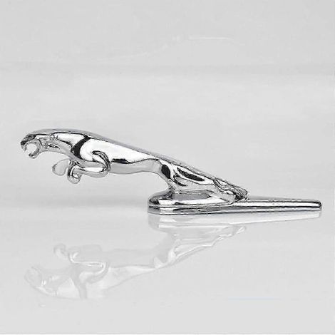 3D-Jaguar-Emblem für die Motorhaube, Kühlerfigur, verchromtes Adleremblem, Autozubehör 2025 (1/5)