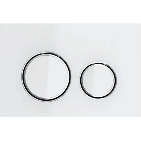 Geberit Sigma21 - Placca di comando, vetro bianco/cromo brillante 115.884.SI.1 (1/10)