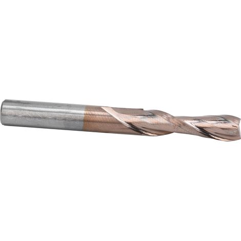 Doppelschneidiger Fräser, robust, gerader Fräser für Holz, Acryl und PVC, 6 x 6 x 22 x 60 mm (1/5)
