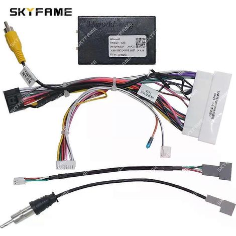 Adaptateur de faisceau de câblage automobile 16 broches compatible avec Staria HY09.20, décodeur CANbus, câble d'alimentation pour autoradio Android (1/5)