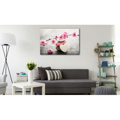 Tableau Imprimé "Zen : Cherry Blossoms IV" 60 x 90 cm