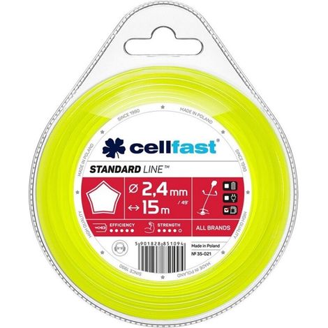 Fil Distributeur Pour Débroussailleuse Standard - Star 2,4 Mm 15 M