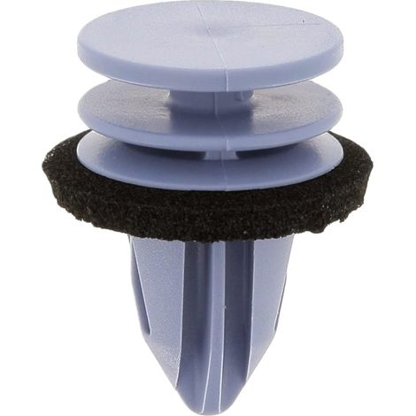 Agrafes de Fixation - Lot de 5 - Plastique Technique - Pour Garniture de Porte - Compatible Mercedes Classe A B GLA - Gris Noir (1/5)