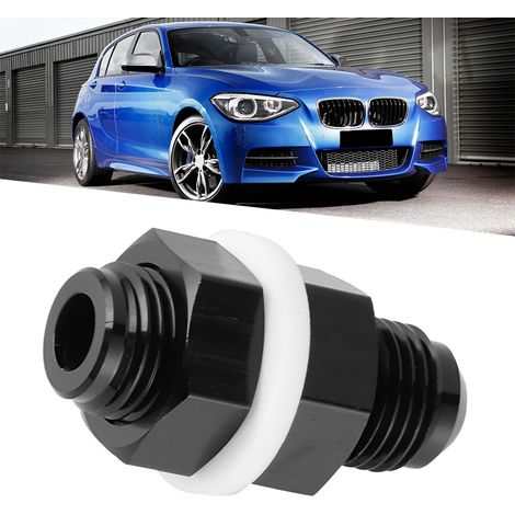 Adaptateur de réservoir de carburant AN6 pour raccord de cloison avec rondelle PTFE pour la plupart des fluides (1/5)