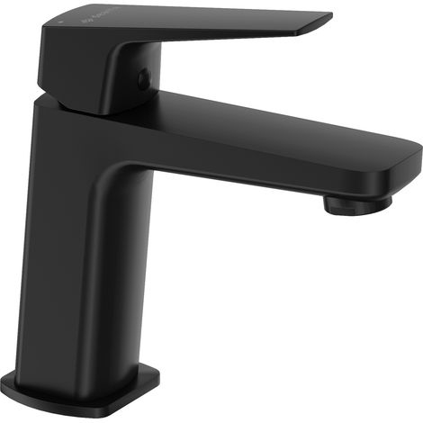 Schwarze Waschbeckenarmatur "Blur"