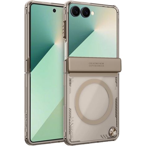 Schutzhülle für Samsung Galaxy Z Flip7 5G, Nillkin Armor, Icelade Prop, für Magsafe, Gold (1/5)