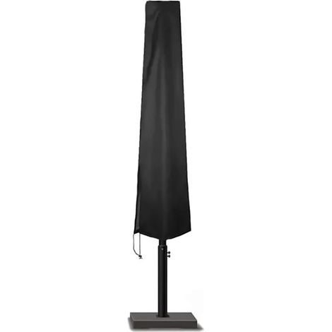 Sollbry Sonnenschirmhülle für die Terrasse, 183 x 25 x 35 cm, wasserdichte 210D Oxford-Gewebe-Gartenschirmhülle für Sonnenschirme im Freien mit Reißverschluss und Kordelzug (1/5)