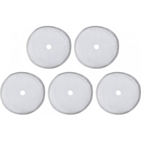 Paquet de 5 filtres de rechange pour presse française, tamis, filtre à café réutilisable en acier inoxydable, accessoire de cafetière amovible (3 tailles en option)(350ml) (1/5)