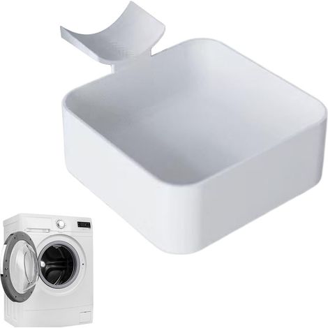 2pcs Bac D'égouttage De Laveuse, Bac De Récupération D'eau Anti fuite Pour Machine À Laver À Chargement Frontal, Facile À Installer Sous Le Filtre De Vidange, Empêche Les Déversements Et Les Dommages (1/5)
