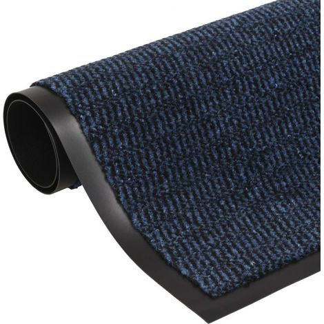 Schmutzfangmatte Rechteckig Getuftet 60x90 cm Blau vidaXL