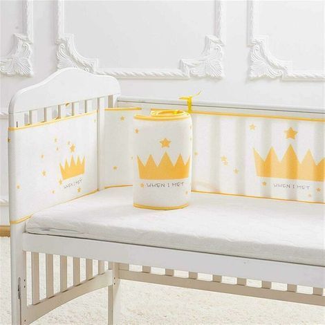 Protezione per culla del bambino, giroletto traspirante anti-collisione per la protezione domestica (1/5)