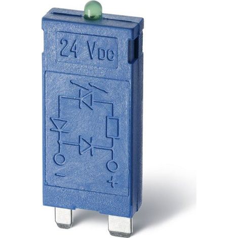 Dispositivo di comando Finder 99.01.0.024.59 6-24V AC/DC LED verde