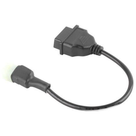 BUNTHAUS Câble adaptateur de diagnostic OBD2 à 4 broches pour pièces de détection de panne de moto pour motos ou véhicules similaires (1/5)