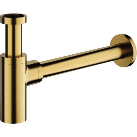 OMNIRES - Sifón de diseño, oro cepillado A186GLB (1/2)
