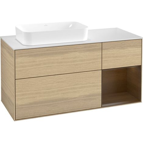 Villeroy & Boch F691GNPC Meuble sous-lavabo Finion F69 (1/2)