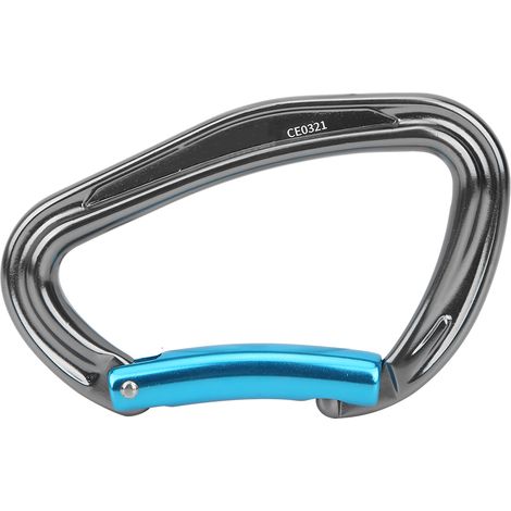 Rallonges de sécurité pour mousqueton à boucle de protection pour équipement d'escalade extérieure, gris et bleu (1/5)